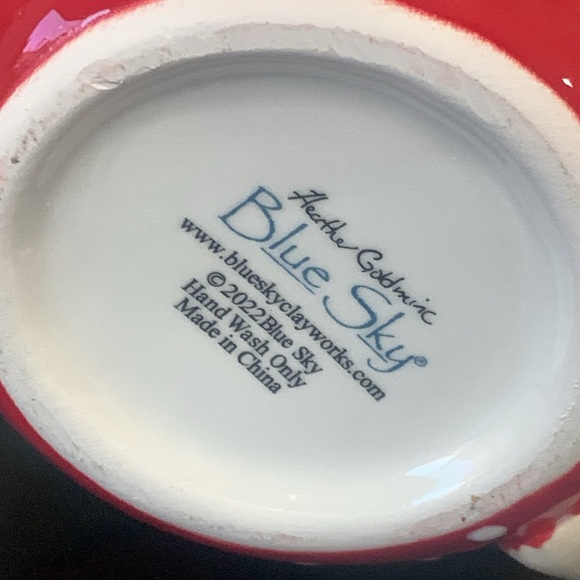 Blue Sky Clayworks Mushroom Red Toadstool Coffee Mug By Heather Goldminc - Picture 12 of 12